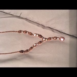 Rose gold necklace